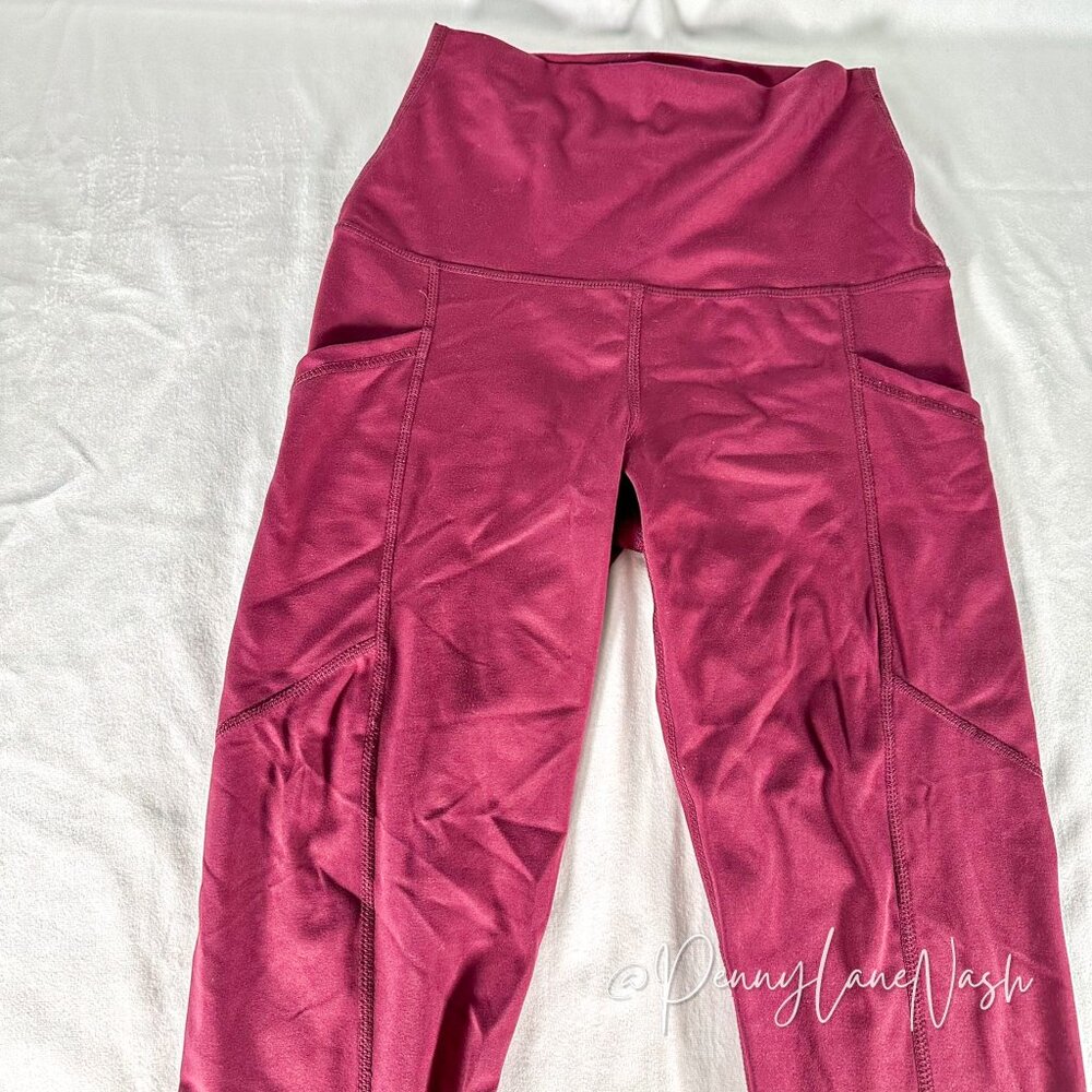 Yogalicious Lux Pocket High Waisted 7/8 Legging - Picture 3 of 7